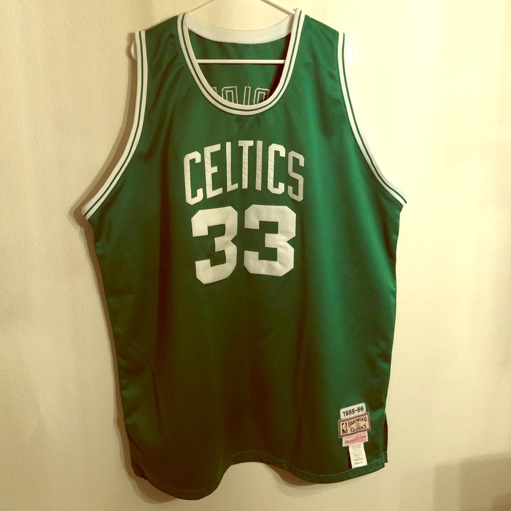 🔴 Larry Bird Boston Celtics Throwback Jersey
